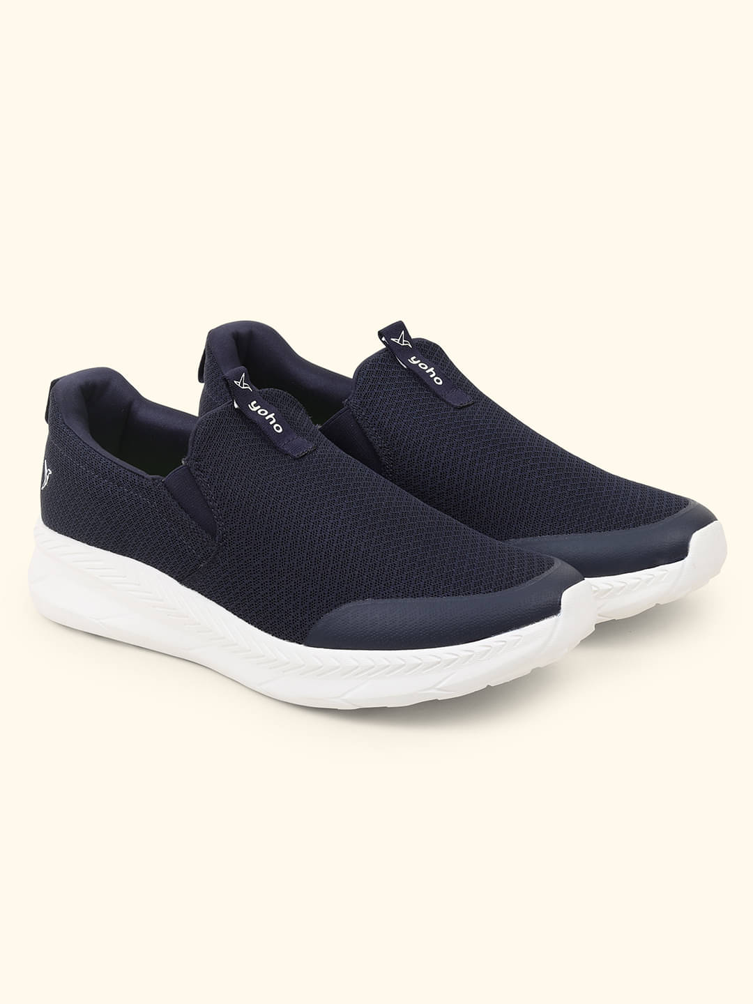     			Yoho Yoho SOS 104 Men|Breathable|Cushioned|Comfort Navy Blue Men's Sneakers