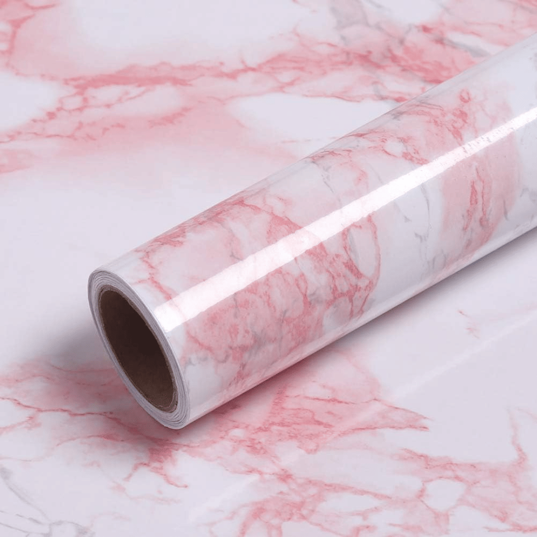     			ZEPZY Self Adhesive Premium Pink Marble Wallpaper For Wall (Pack of 1)