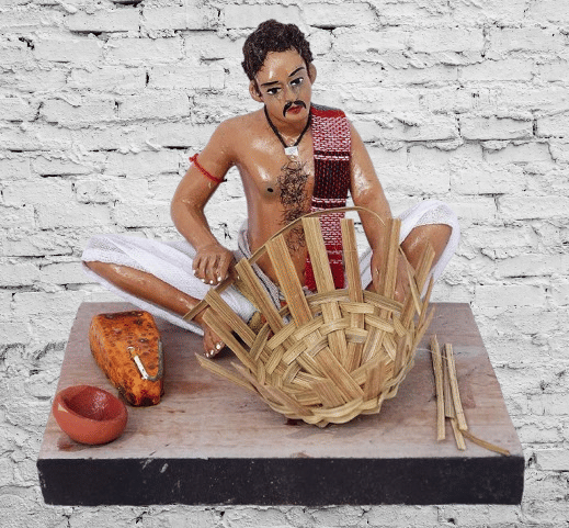 basket maker doll handicrafts home decor
