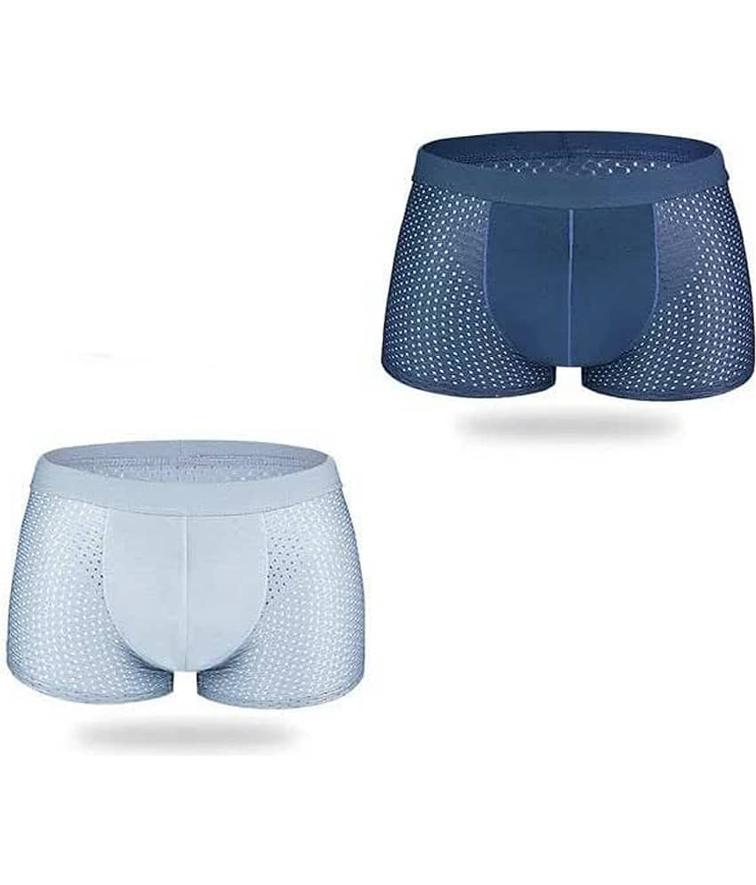 men dot print briefs Pack of 2 Lycra Trunks For Men's ( Multicolor )