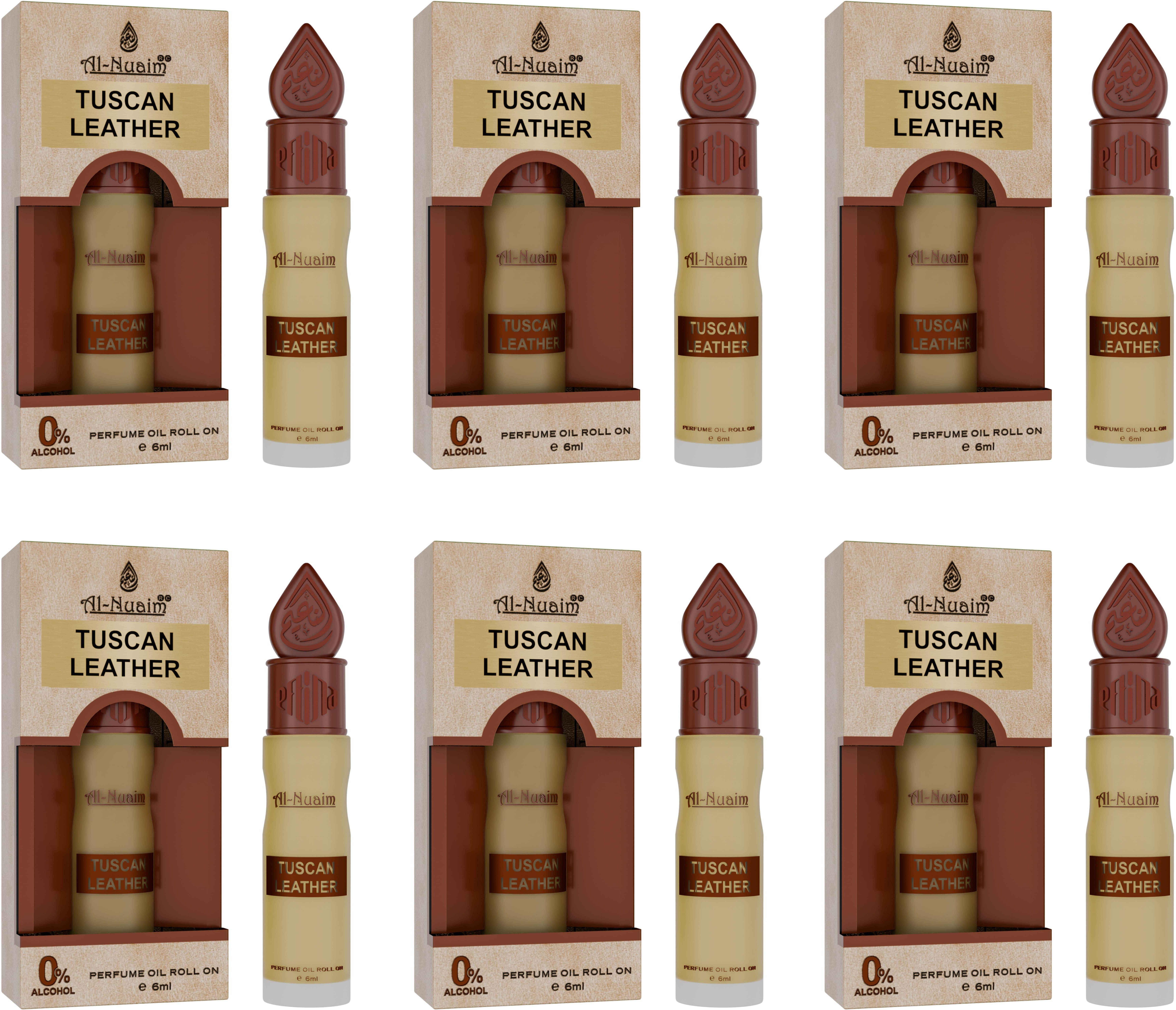     			Al-Nuaim Rose Non- Alcoholic 30ml Attar ( Pack of 6 )