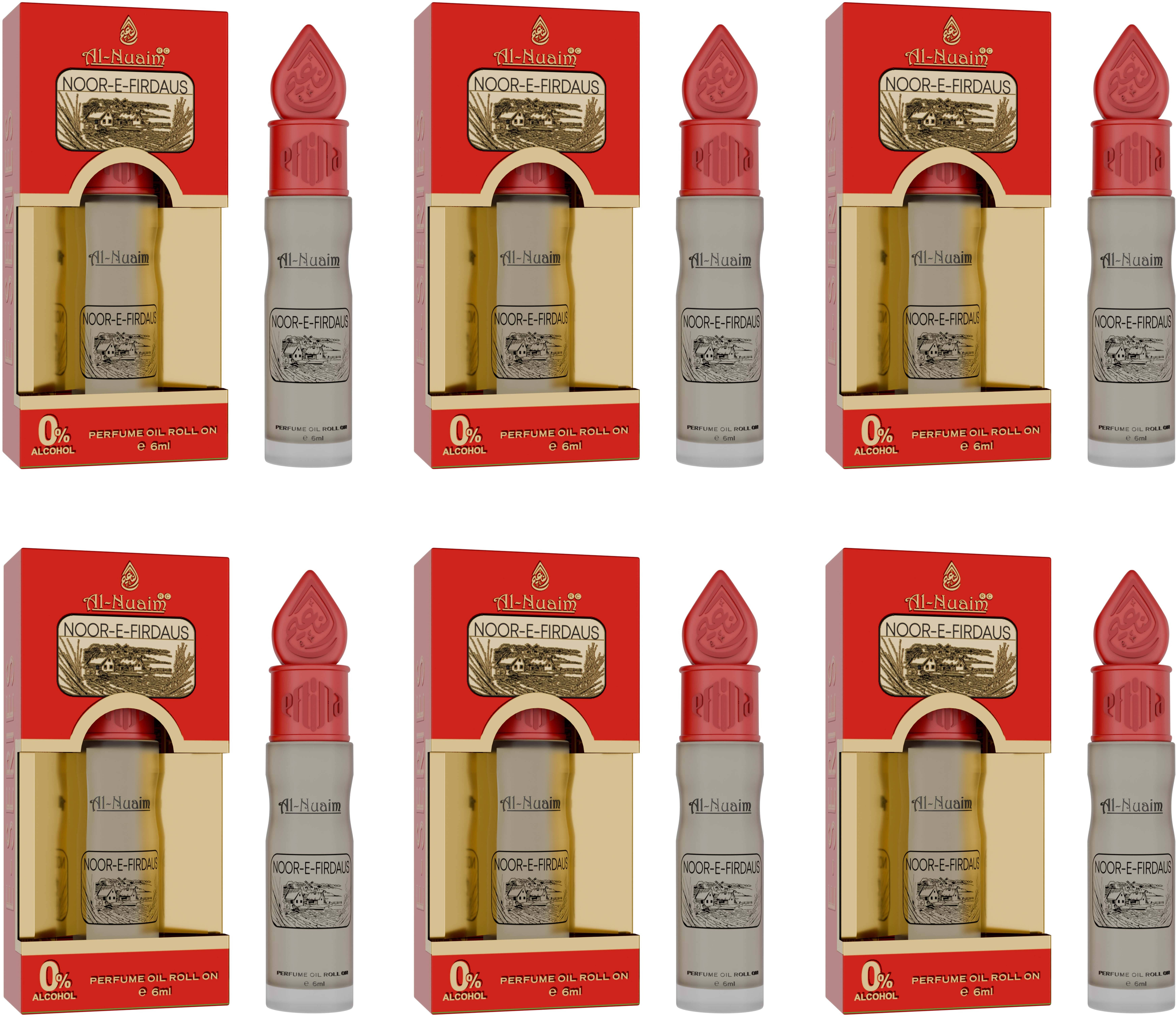     			Al-Nuaim Rose Non- Alcoholic 50ml Attar ( Pack of 6 )