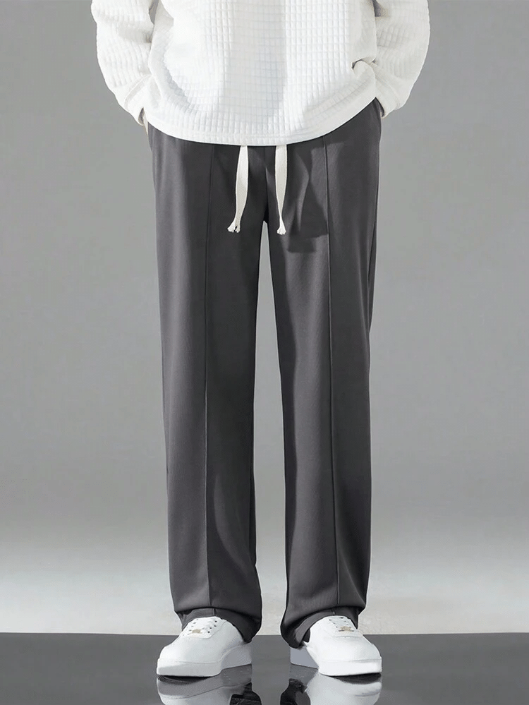     			BEAUE Regular Pleated Men's Trouser - Grey ( Pack of 1 )