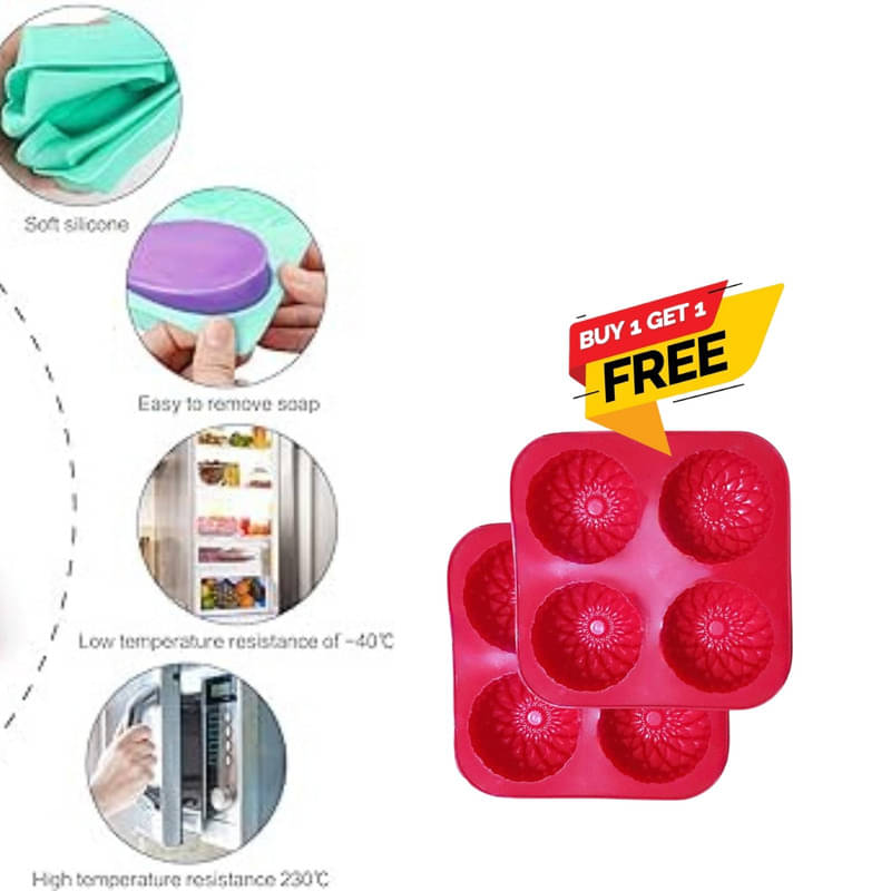     			BLUST & FAMME Silicone Muffin Moulds 3 mL