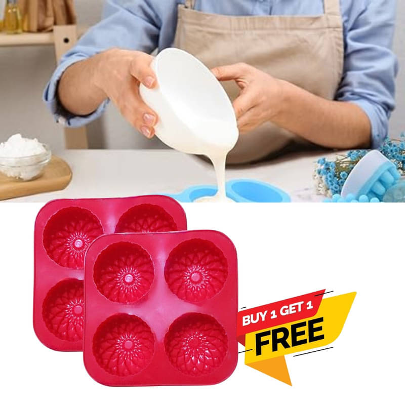     			BLUST & FAMME Silicone Muffin Moulds 3 mL