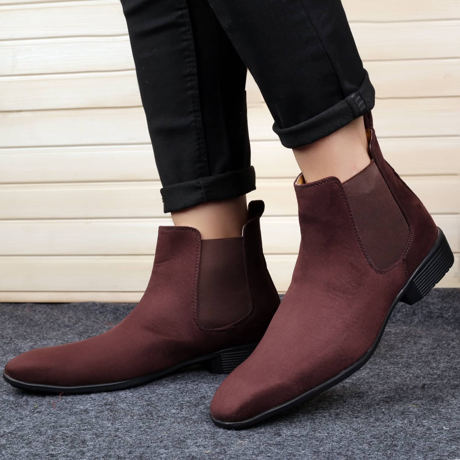     			BXXY Brown Men's Chelsea Boots