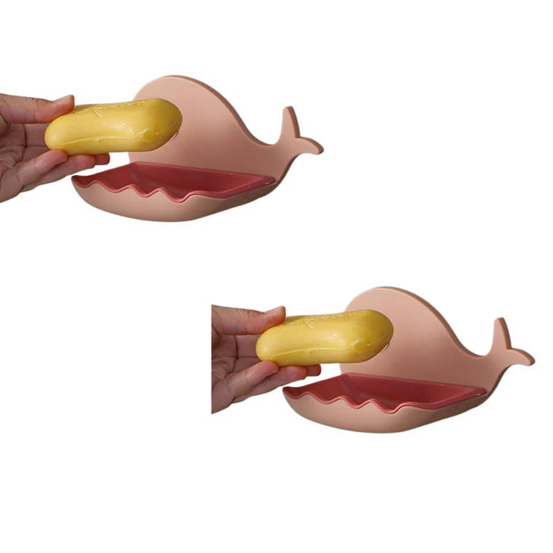     			Fish shape soap holder pack of 2