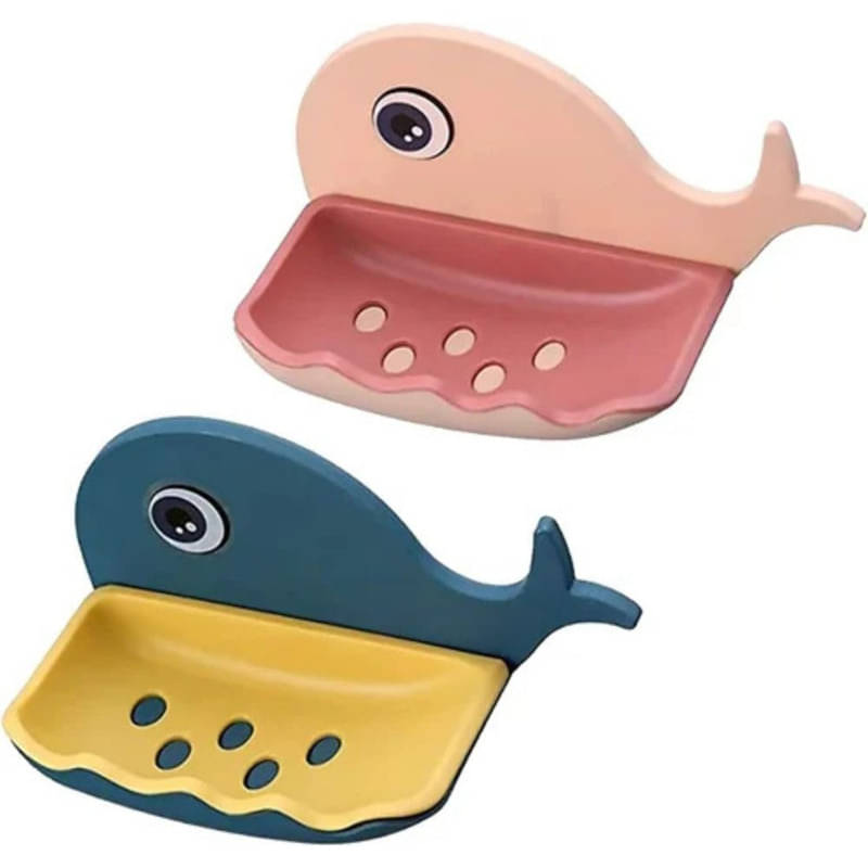     			Fish shape soap holder pack of 2