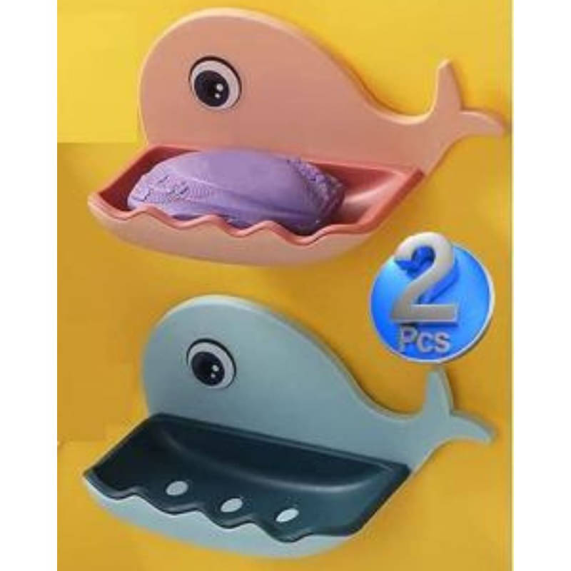     			Fish shape soap holder pack of 2