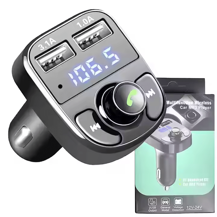     			HUG PUPPY Car Mobile Charger Dual Usb Car Charger Black