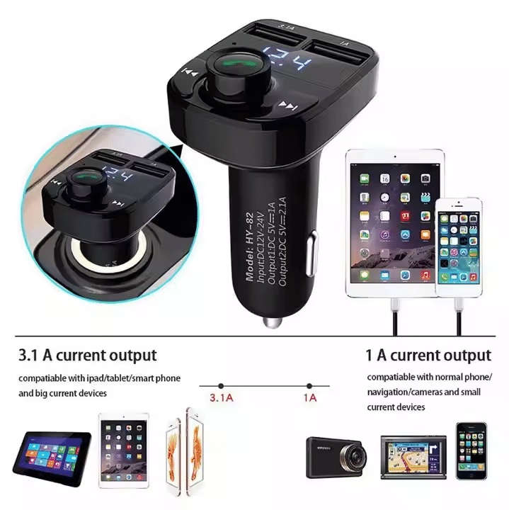 HUG PUPPY Car Mobile Charger Dual Usb Car Charger Black HUG PUPPY Car Mobile Charger Dual Usb Car Charger Black