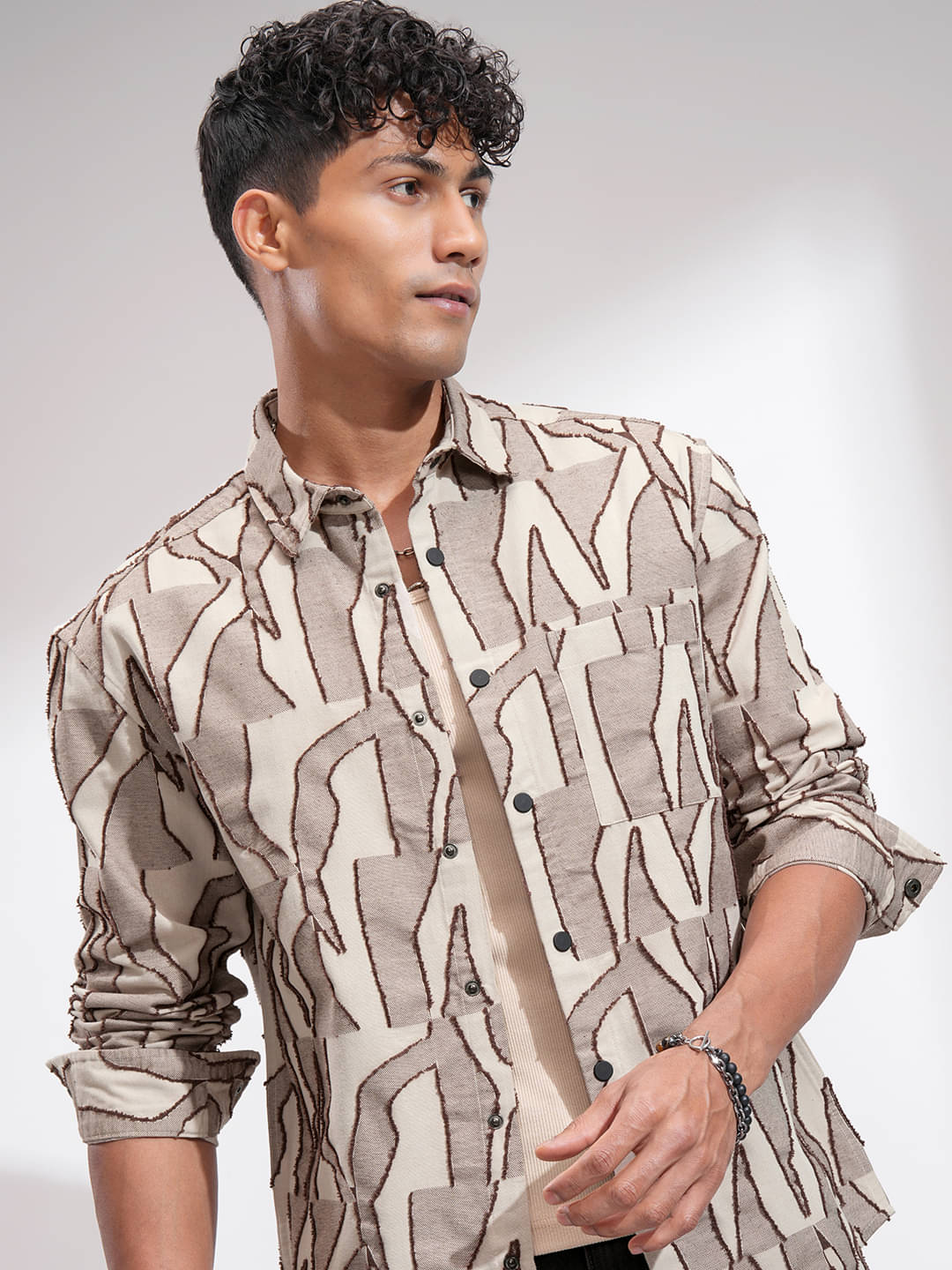 Highlander 100% Cotton Oversized Fit Printed Full Sleeves Men's Casual Shirt - Multicolor ( Pack of 1 ) Highlander 100% Cotton Oversized Fit Printed Full Sleeves Men's Casual Shirt - Multicolor ( Pack of 1 )