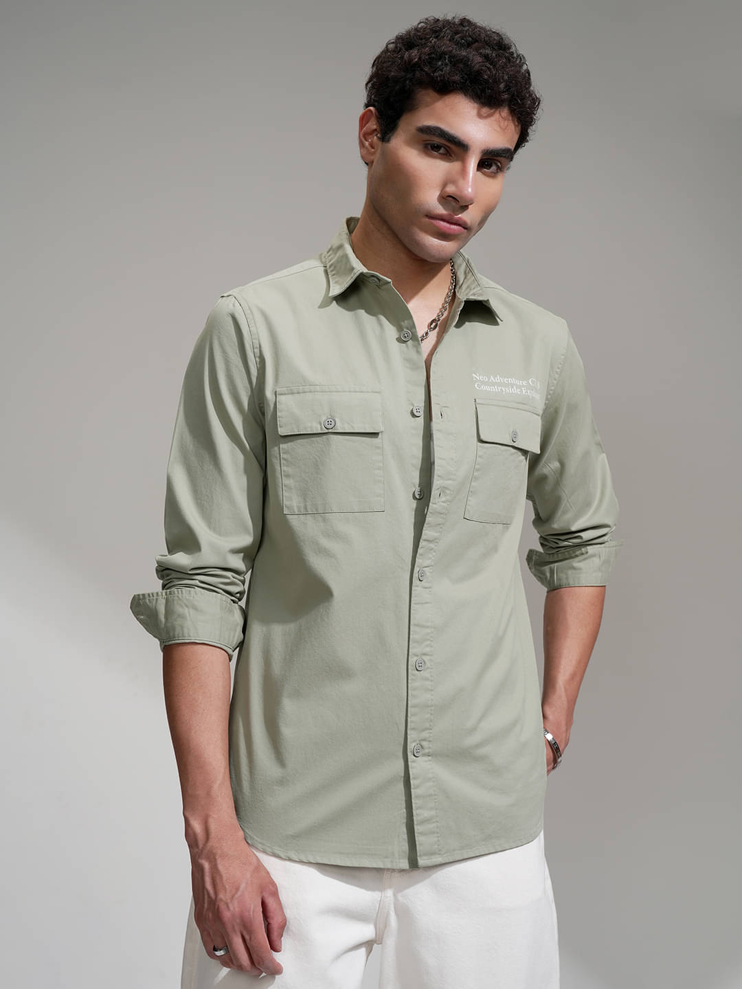 Highlander 100% Cotton Slim Fit Printed Full Sleeves Men's Casual Shirt - Green ( Pack of 1 ) Highlander 100% Cotton Slim Fit Printed Full Sleeves Men's Casual Shirt - Green ( Pack of 1 )