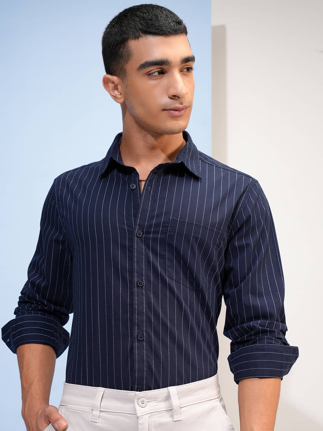 Highlander 100% Cotton Slim Fit Printed Full Sleeves Men's Casual Shirt - Wine ( Pack of 1 )