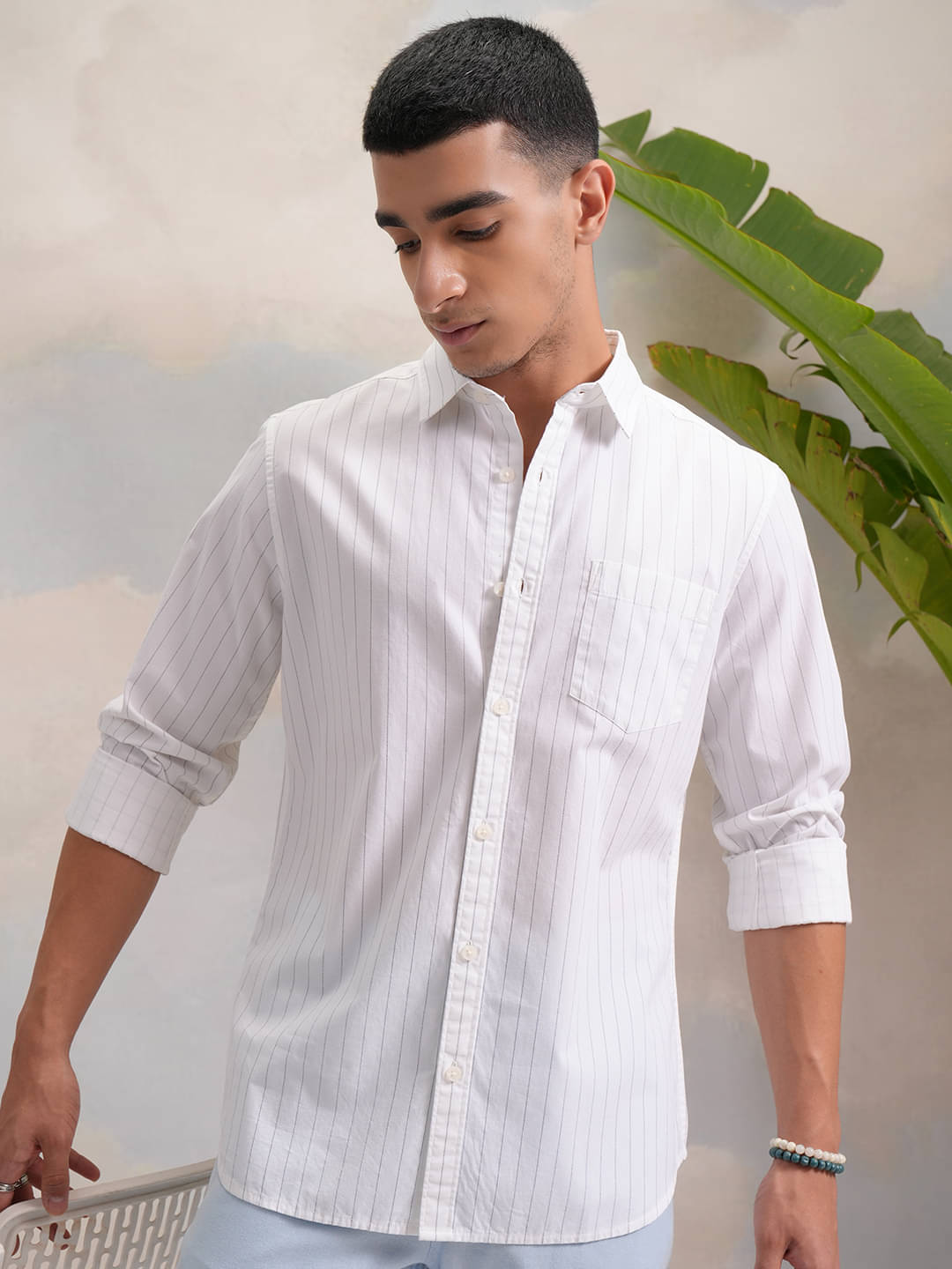     			Highlander 100% Cotton Slim Fit Printed Full Sleeves Men's Casual Shirt - Multicolor ( Pack of 1 )