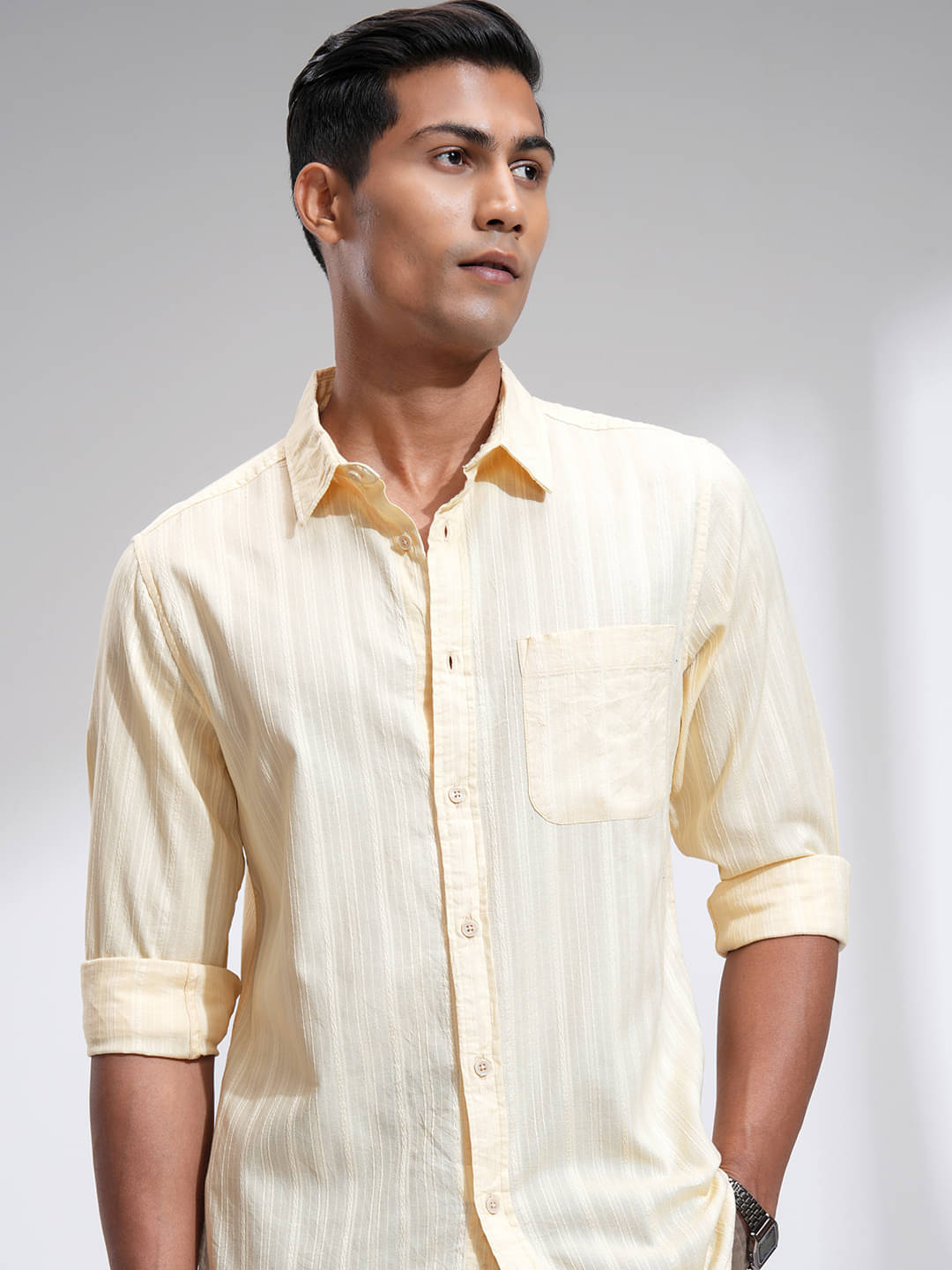 Highlander 100% Cotton Slim Fit Solids Full Sleeves Men's Casual Shirt - Multicolor ( Pack of 1 ) Highlander 100% Cotton Slim Fit Solids Full Sleeves Men's Casual Shirt - Multicolor ( Pack of 1 )
