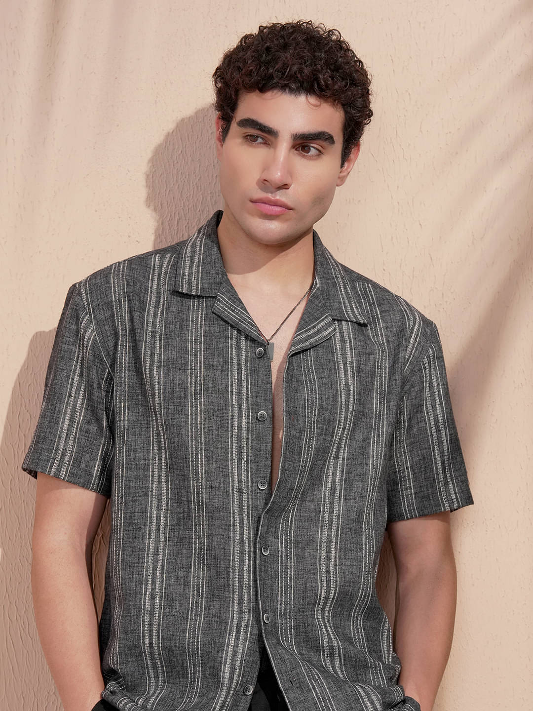 Highlander Cotton Blend Relaxed Fit Striped Half Sleeves Men's Casual Shirt - Multicolor ( Pack of 1 ) Highlander Cotton Blend Relaxed Fit Striped Half Sleeves Men's Casual Shirt - Multicolor ( Pack of 1 )