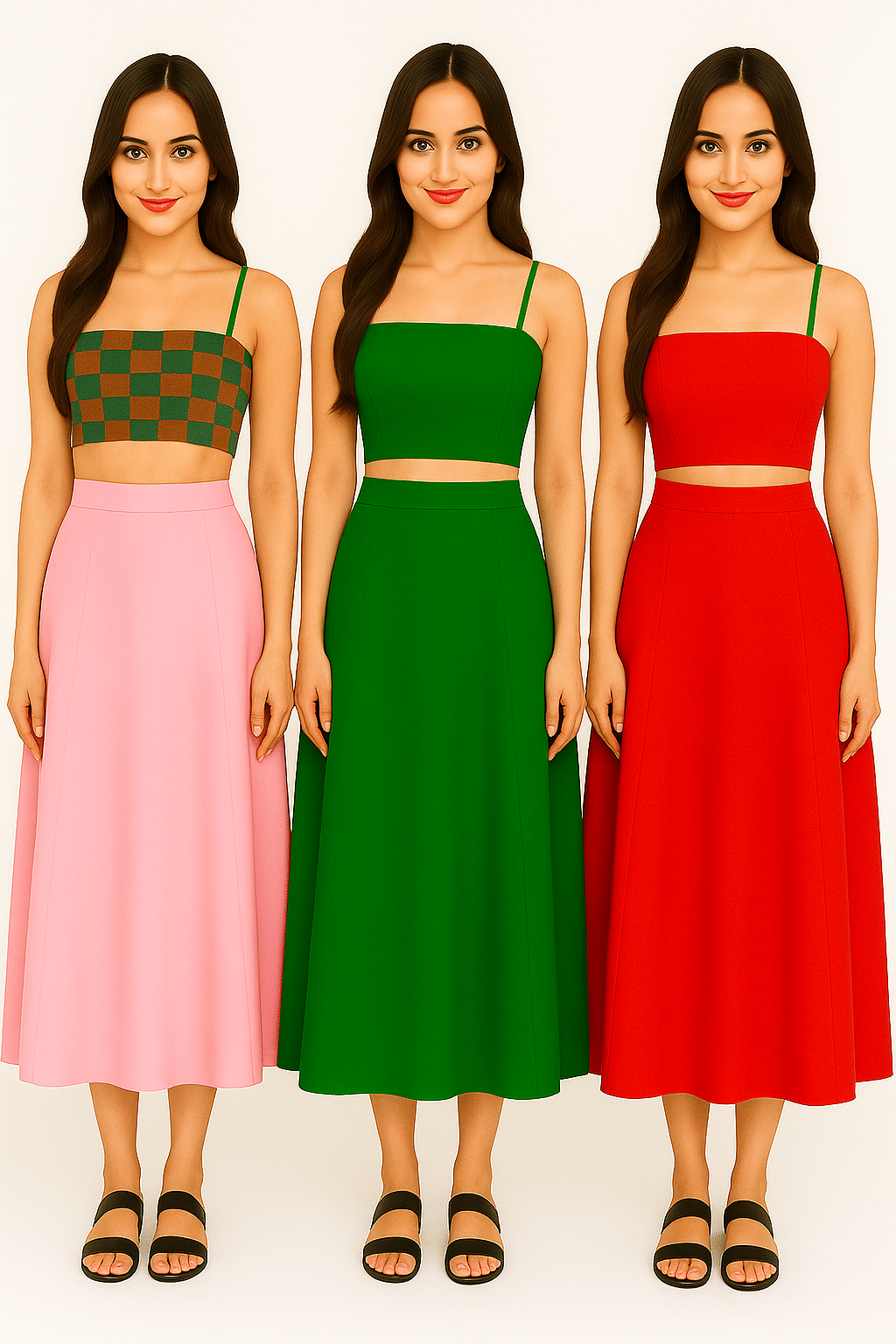     			JTG enterprises Multicoloured Cotton Petticoat - Pack of 3