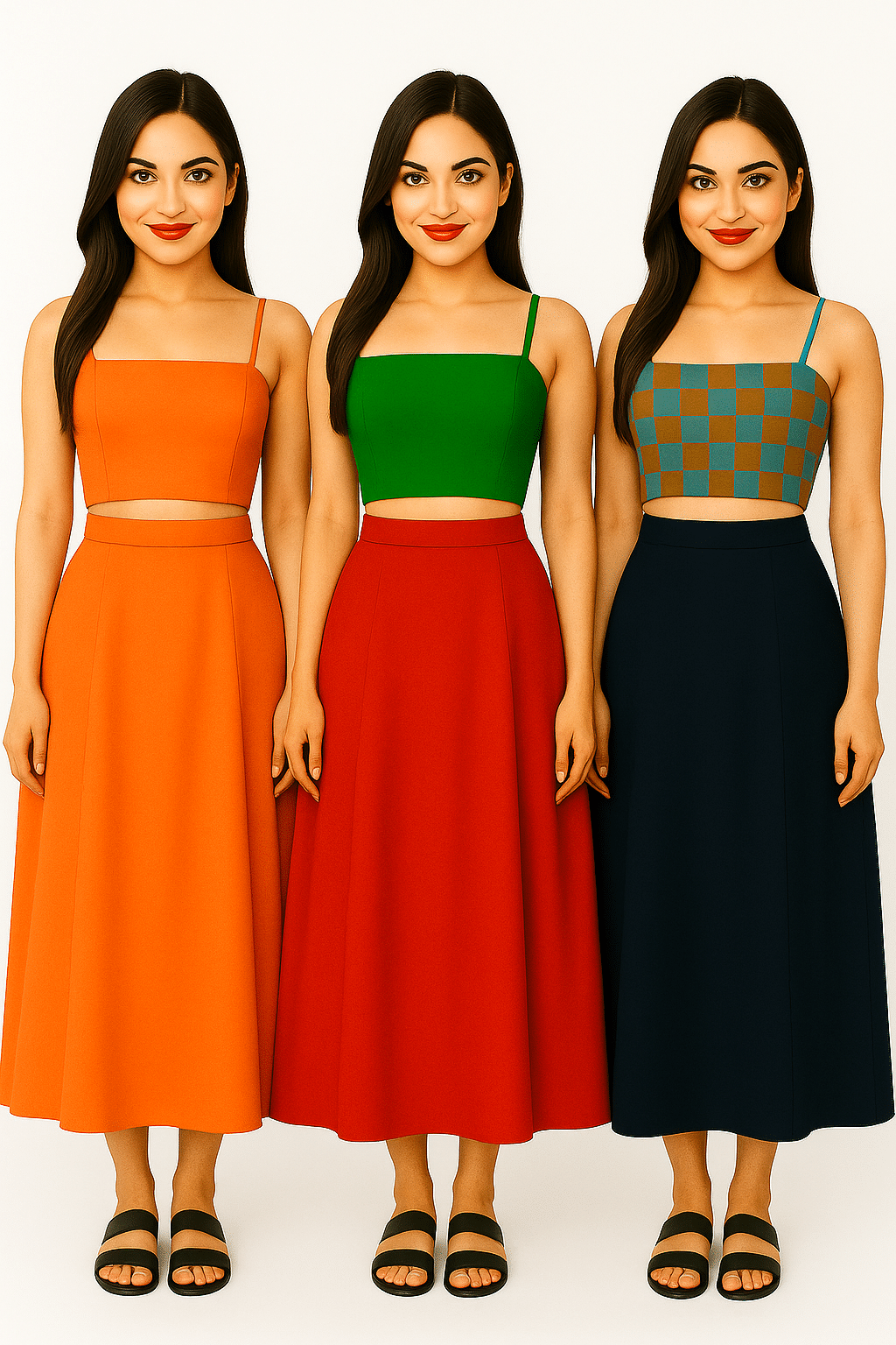 JTG enterprises Multicoloured Cotton Petticoat - Pack of 3 JTG enterprises Multicoloured Cotton Petticoat - Pack of 3