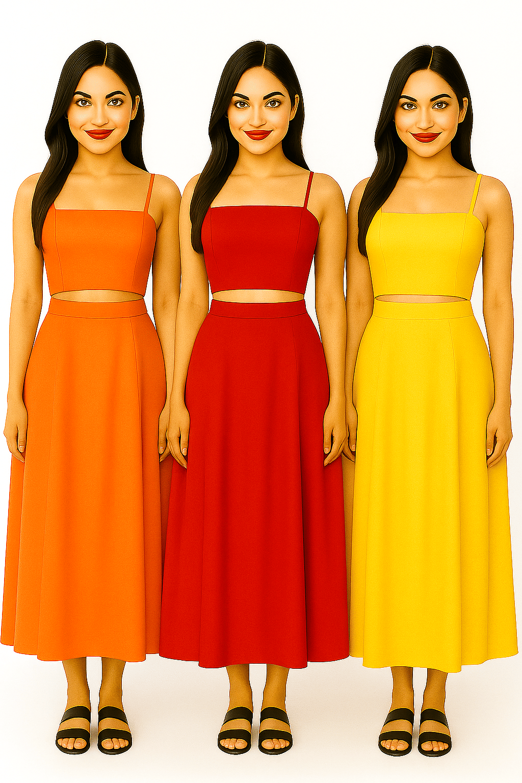     			JTG enterprises Multicoloured Cotton Petticoat - Pack of 3