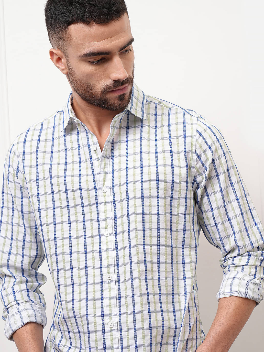     			Locomotive 100% Cotton Regular Fit Solids Full Sleeves Men's Casual Shirt - Multicolor ( Pack of 1 )