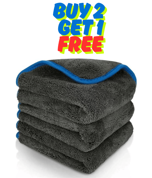     			MANDEV Black 800 GSM Microfiber Cloth For Automobile ( Pack of 3 )