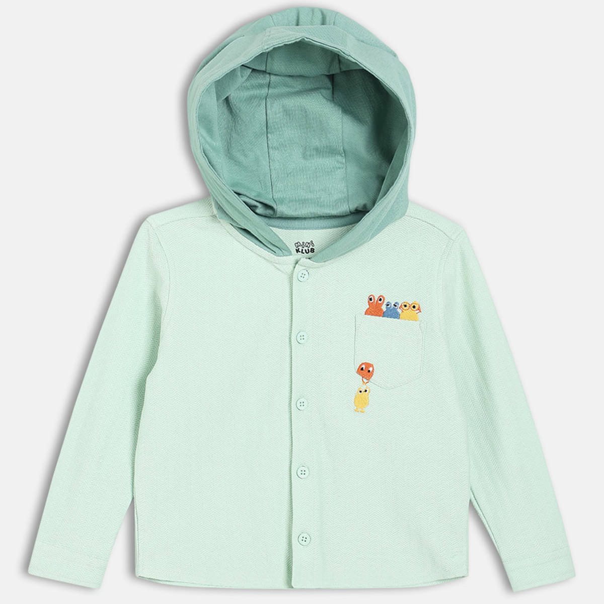     			MINI KLUB Pack of 1 Baby Boys 100% Cotton Full Sleeves Shirt ( Green )