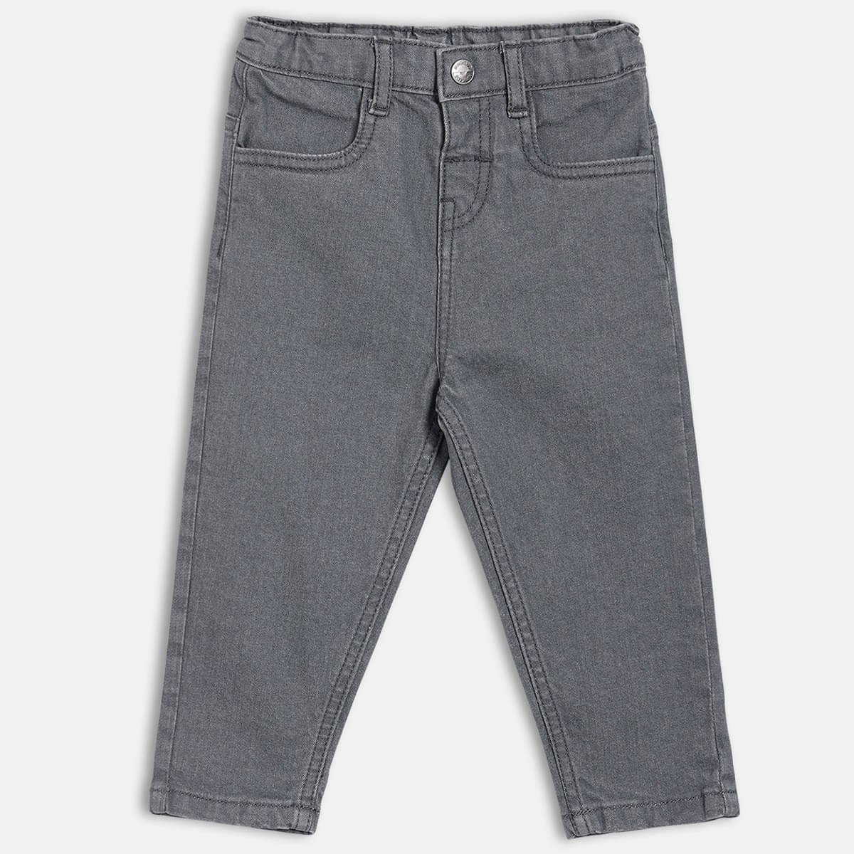     			MINI KLUB Pack of 1 Baby Boys Cotton Blend Jeans ( Grey )