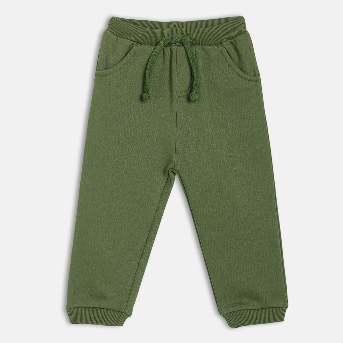     			MINI KLUB Pack of 1 Baby Boys Cotton Trackpant ( Green )