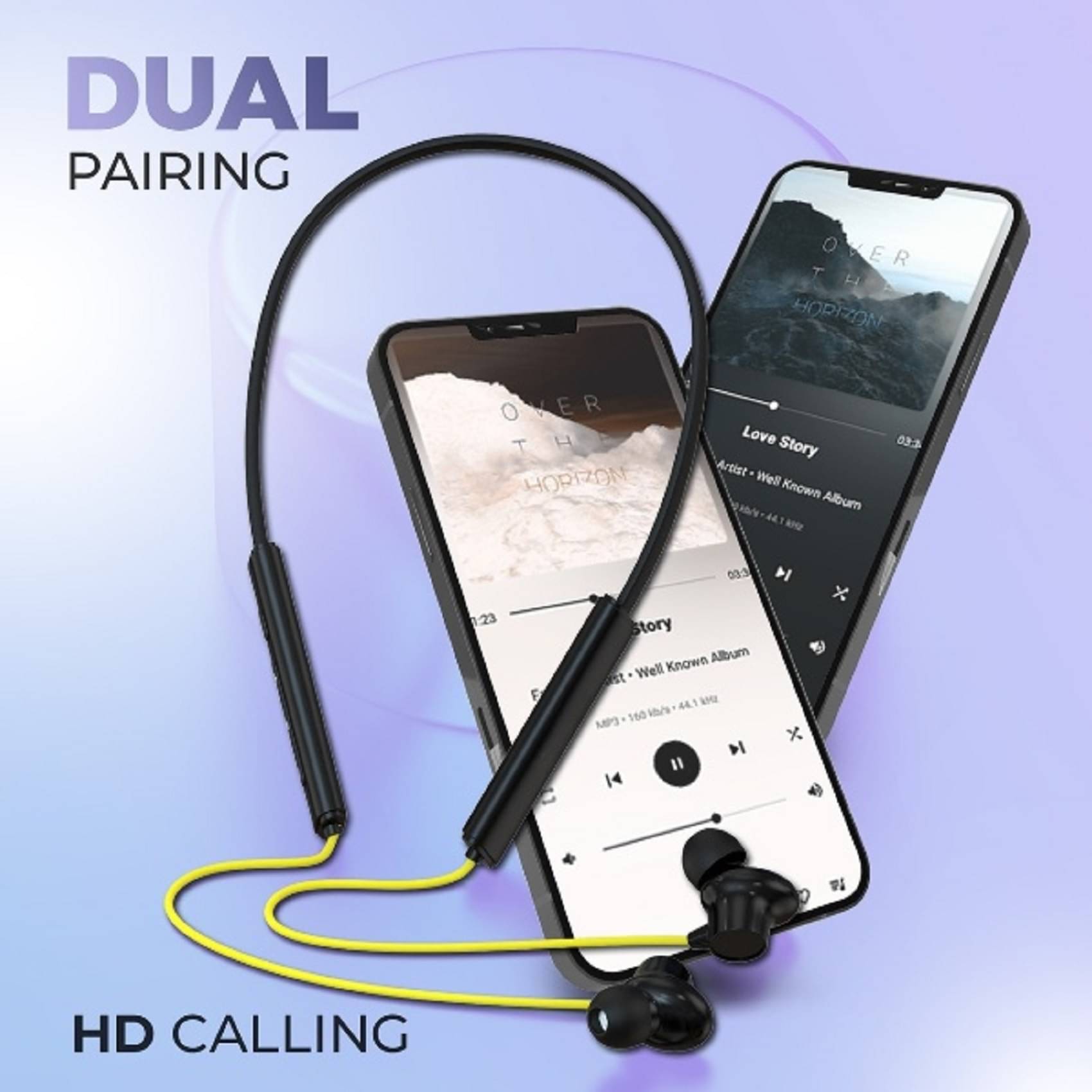     			UniBoss Upto 60H Playtime, ENC, Magnetic On/Off Neckband Bluetooth