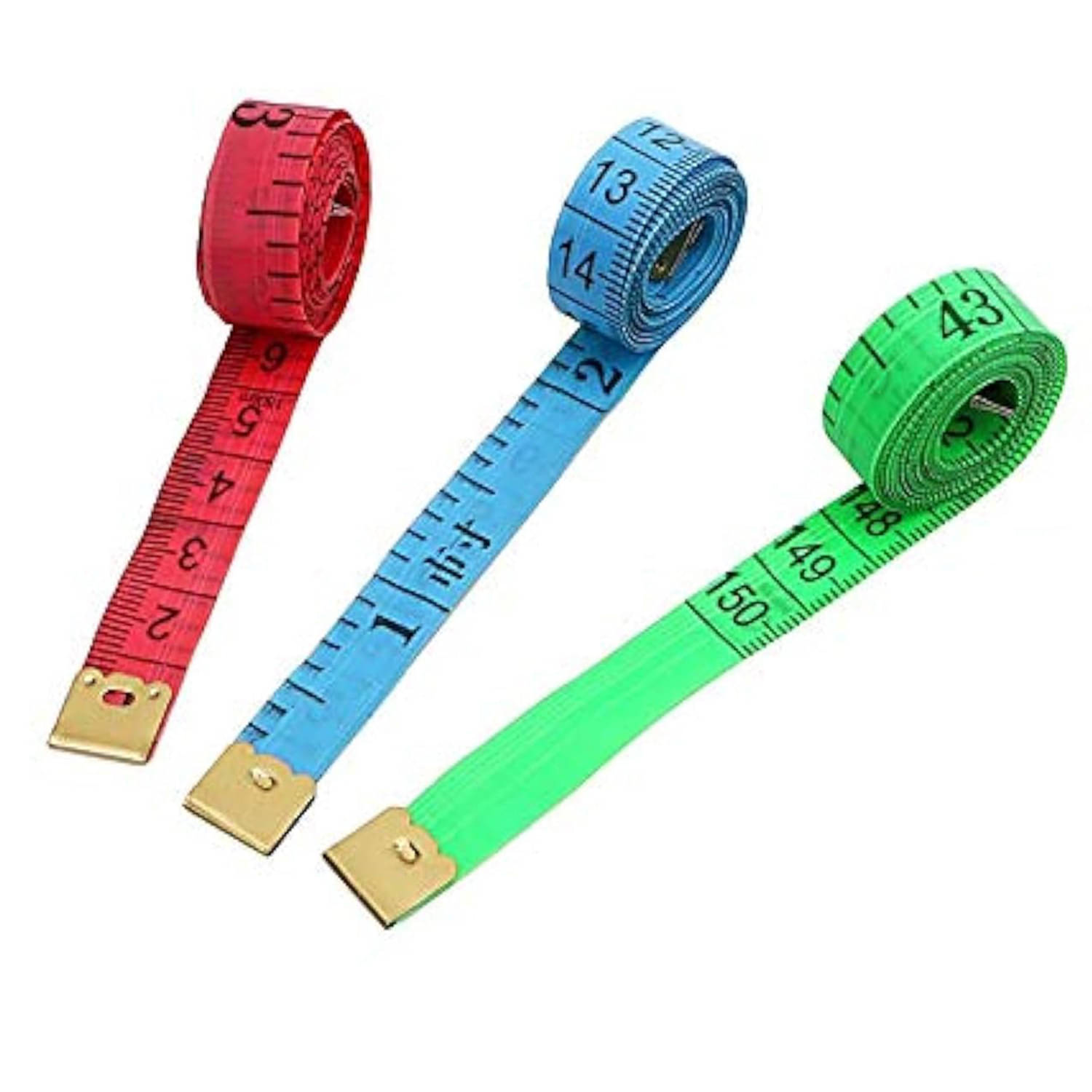 viDixn (VDX-5) Durable Soft Sewing Tailor Tape Body Measuring Dress-Making Measure Ruler, 1.50 Meter, 150 cm, Multicolour Unit Centimeter (Pack of 3) viDixn (VDX-5) Durable Soft Sewing Tailor Tape Body Measuring Dress-Making Measure Ruler, 1.50 Meter, 150 cm, Multicolour Unit Centimeter (Pack of 3)