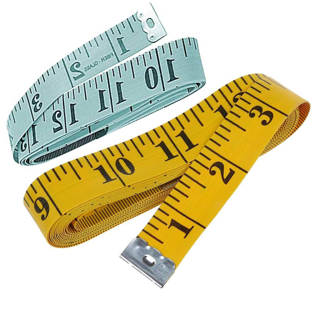 viDixn (VDX-6) Durable Soft Sewing Tailor Tape Body Measuring Dress-Making Measure Ruler, 1.50 Meter, 150 cm, Multicolour Unit Centimeter (Pack of 2) viDixn (VDX-6) Durable Soft Sewing Tailor Tape Body Measuring Dress-Making Measure Ruler, 1.50 Meter, 150 cm, Multicolour Unit Centimeter (Pack of 2)