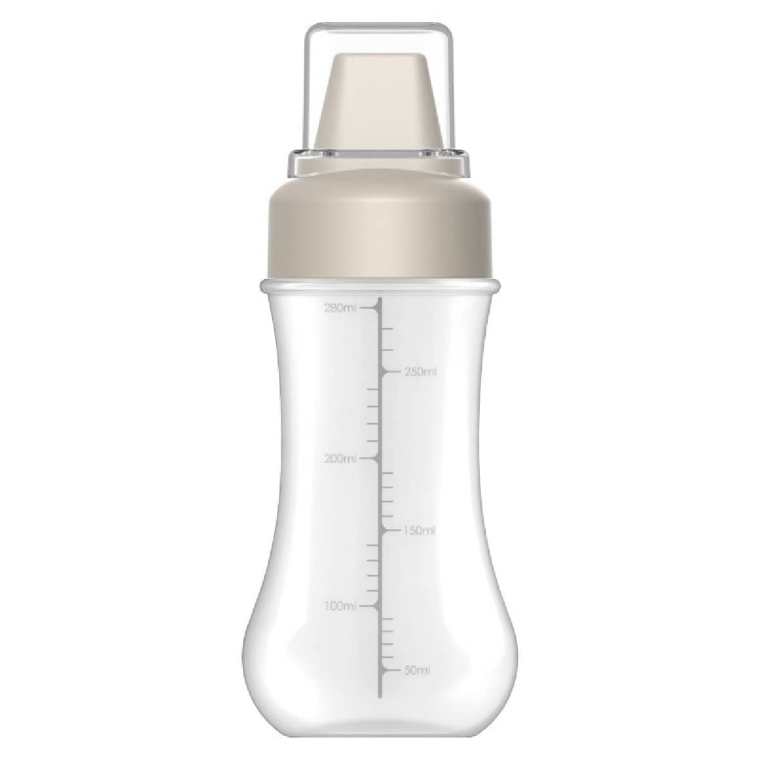 Baskety Sauce bottle Plastic White Multi-Purpose Container ( Set of 1 ) Baskety Sauce bottle Plastic White Multi-Purpose Container ( Set of 1 )