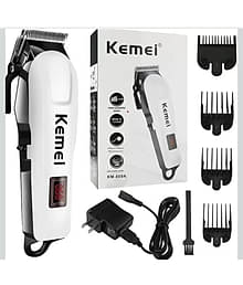 Best Timmer Beard Hair Corded/Cordless 809a White Corded,Cordless Beard Trimmer With 120 minutes Runtime