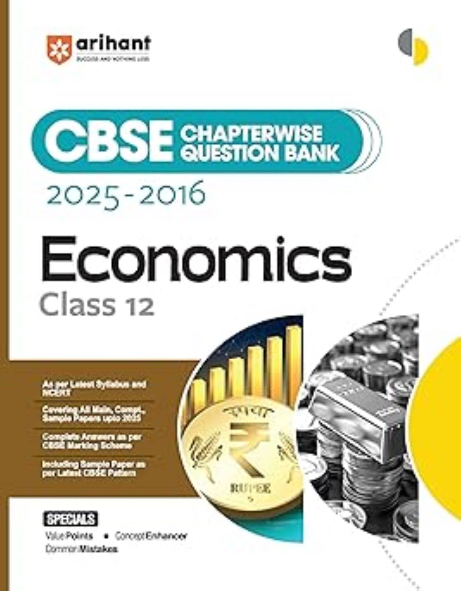     			CBSE Chapterwise Question Bank 2025- 2016 Economics Class 12