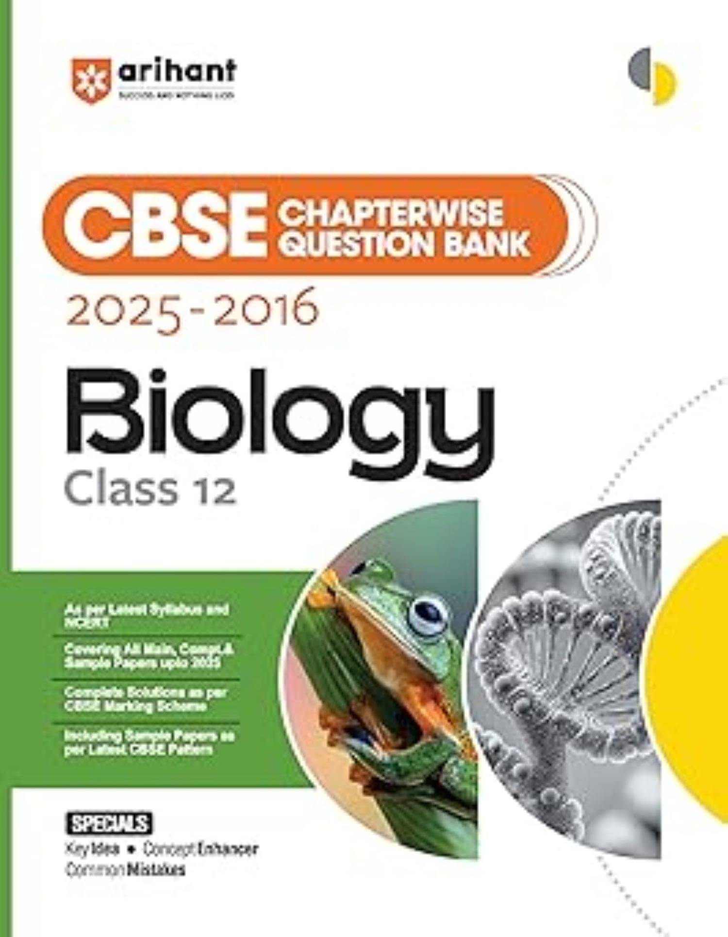     			CBSE Chapterwise Question Bank 2025–2016 for Class 12 Biology