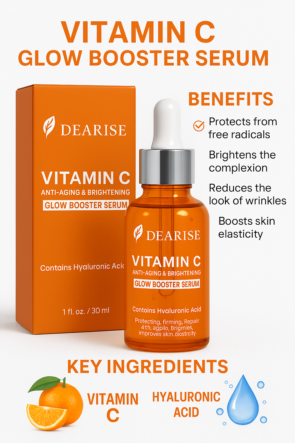 Generic Face Serum Vitamin C Skin Toning For All Skin Type ( Pack of 1 ) Generic Face Serum Vitamin C Skin Toning For All Skin Type ( Pack of 1 )