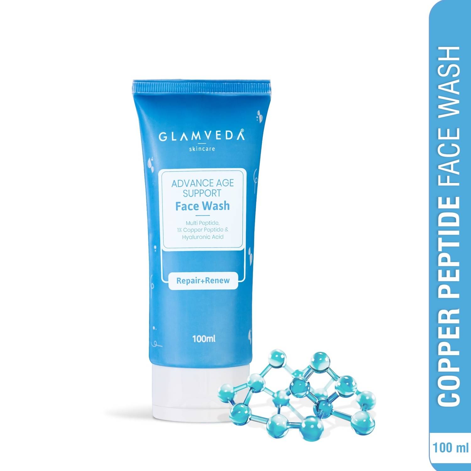     			Glamveda - Fine Lines and Wrinkles Reducing Face Wash For All Skin Type ( Pack of 1 )