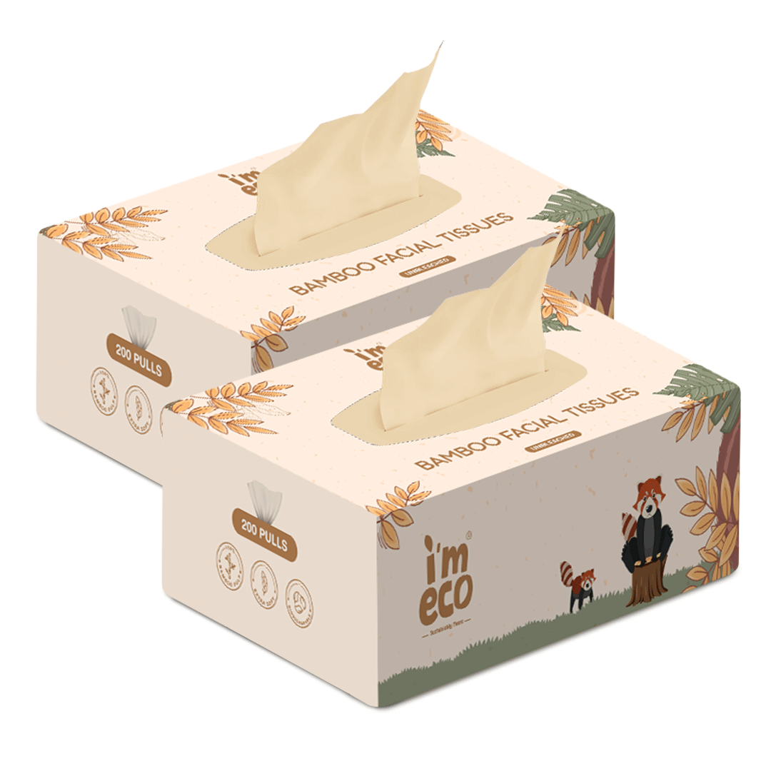     			IMECO Facial Tissue Dry Wipes ( 400 Pcs ) Pack of 2