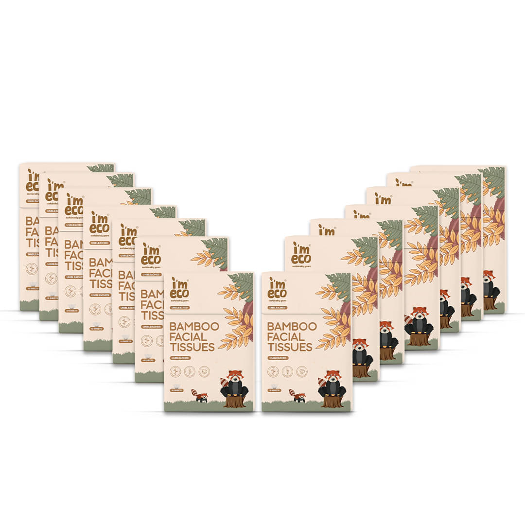     			IMECO Pocket Tissue Dry Wipes ( 150 Pcs ) Pack of 15