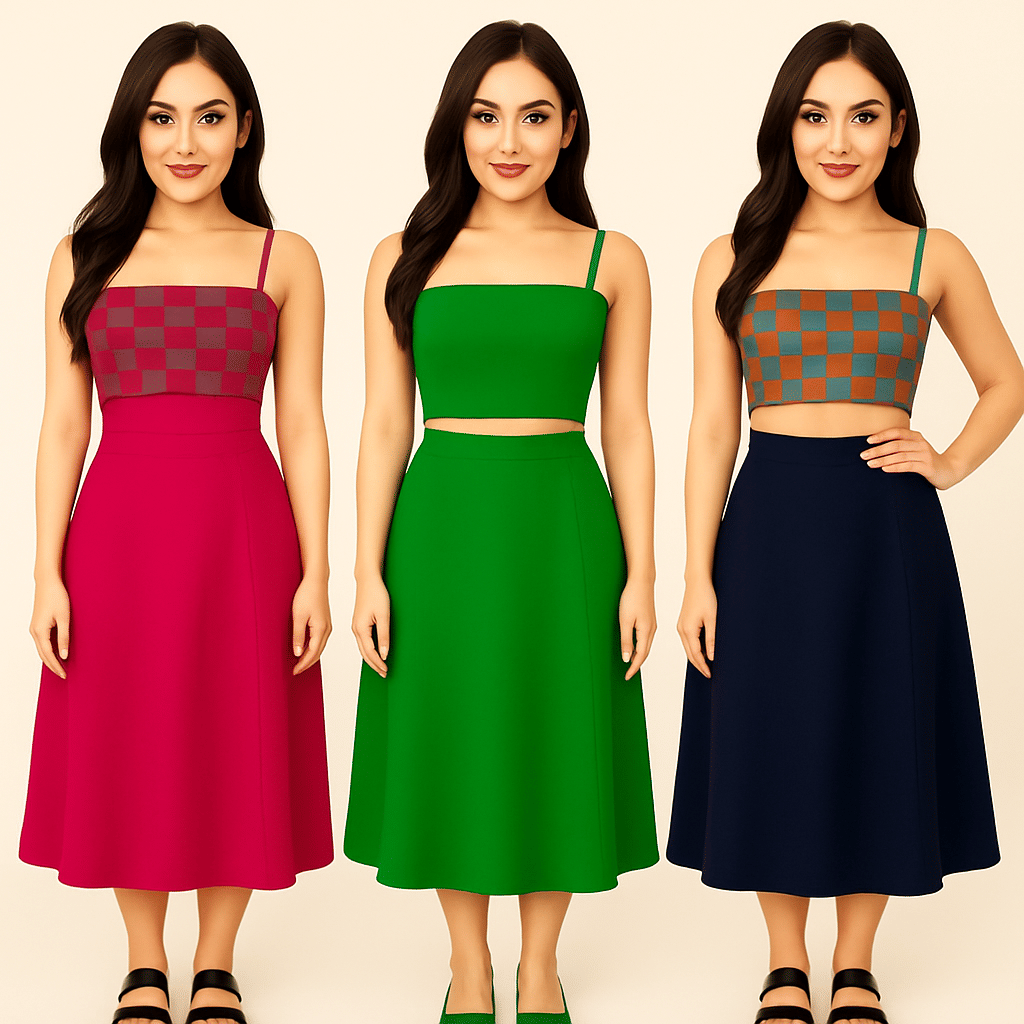     			JTG enterprises Multicoloured Cotton Petticoat - Pack of 3