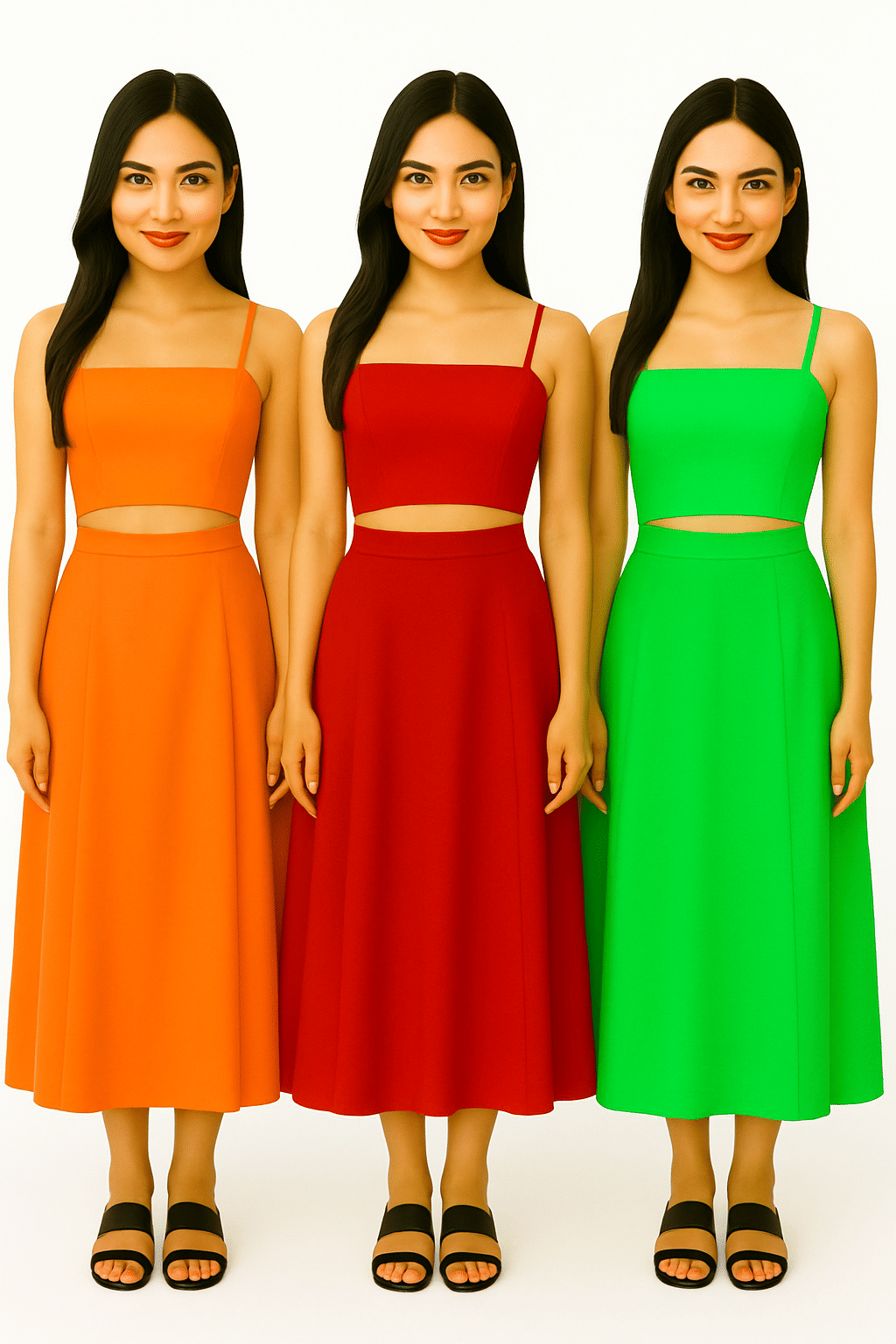     			JTG enterprises Multicoloured Cotton Petticoat - Pack of 3