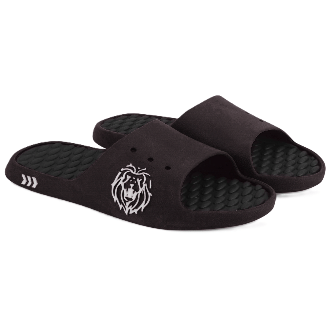     			KMH Black Men's Daily Slipper