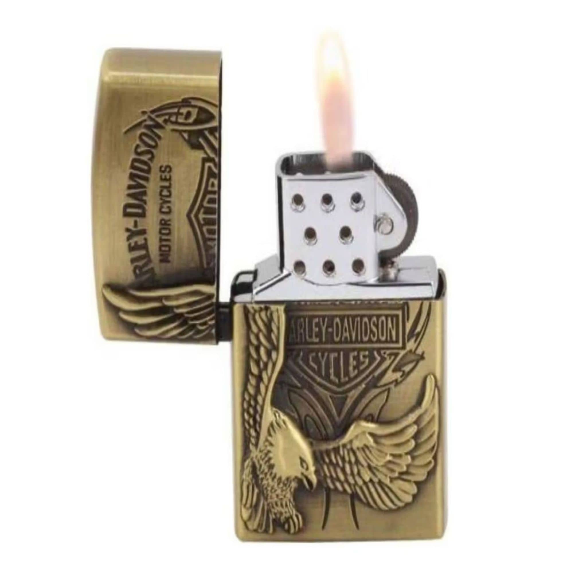 Kadio Gold Stainless Steel Cigarette Lighter ( Pack of 1 ) - Cookware | Buy online on ZillyBuy