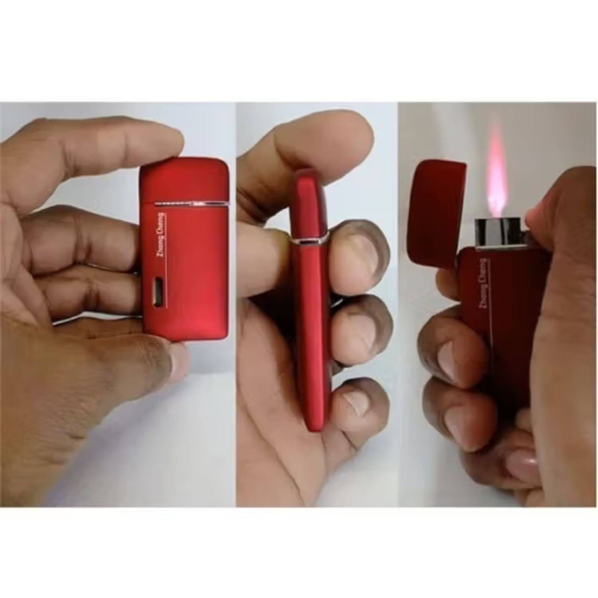     			Kadio Red Iron Cigarette Lighter ( Pack of 1 )