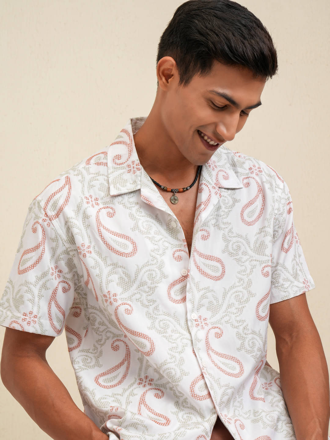 Locomotive Cotton Blend Relaxed Fit Printed Half Sleeves Men's Casual Shirt - Multicolor ( Pack of 1 ) Locomotive Cotton Blend Relaxed Fit Printed Half Sleeves Men's Casual Shirt - Multicolor ( Pack of 1 )