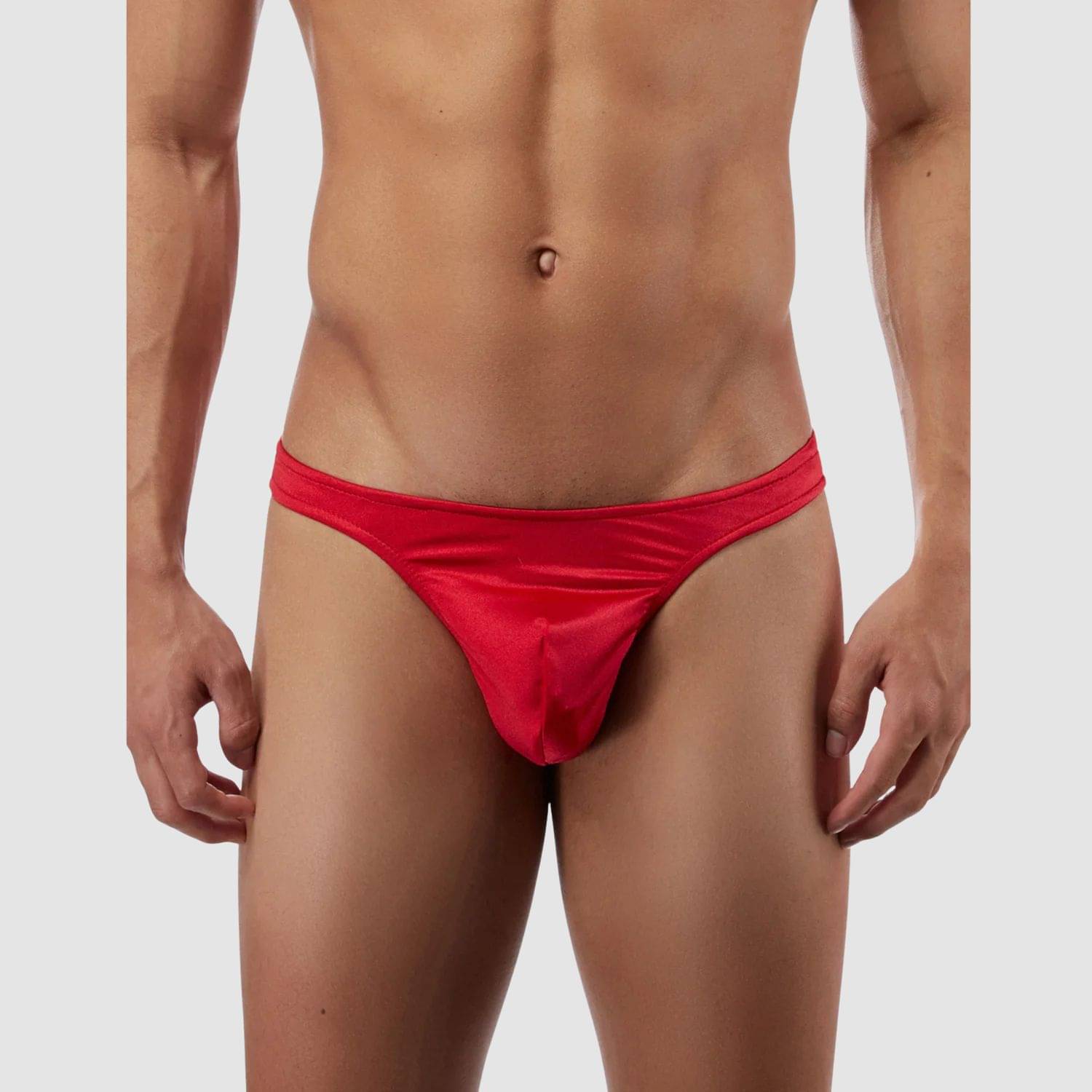     			LoveAasan Pack of 1 Microfibre Thongs For Men's ( Red )