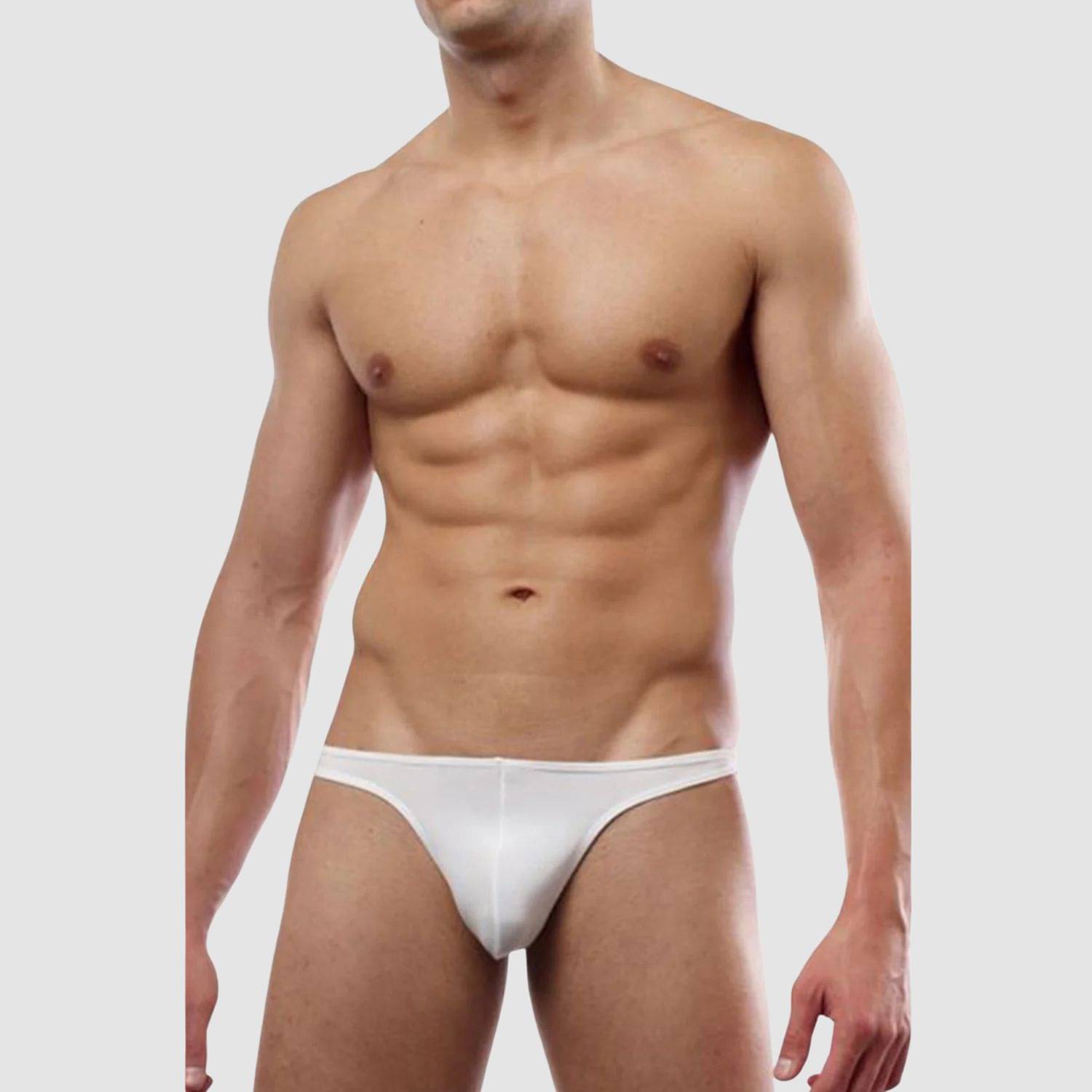     			LoveAasan Pack of 1 Microfibre Thongs For Men's ( White )