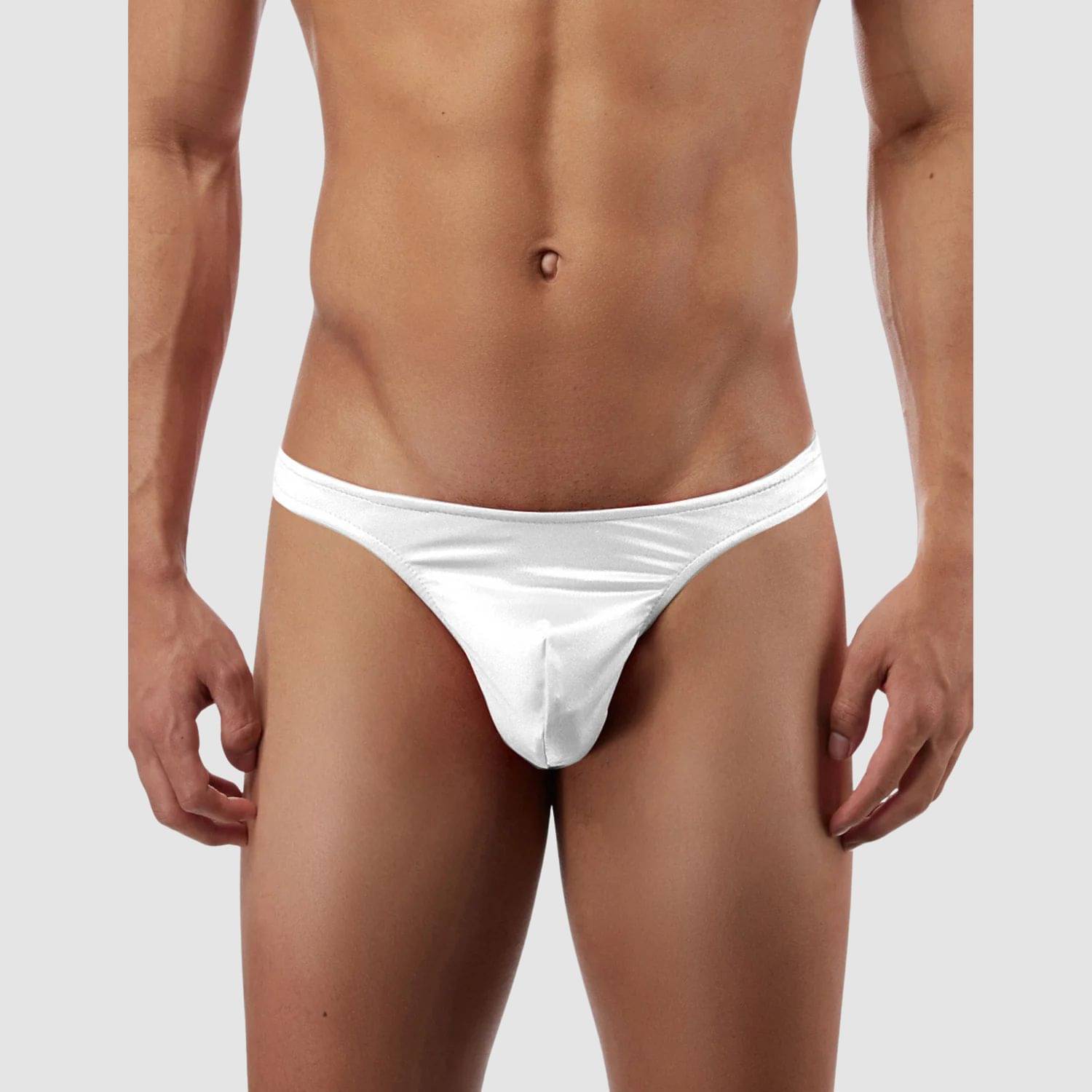 LoveAasan Pack of 1 Microfibre Thongs For Men's ( White ) LoveAasan Pack of 1 Microfibre Thongs For Men's ( White )