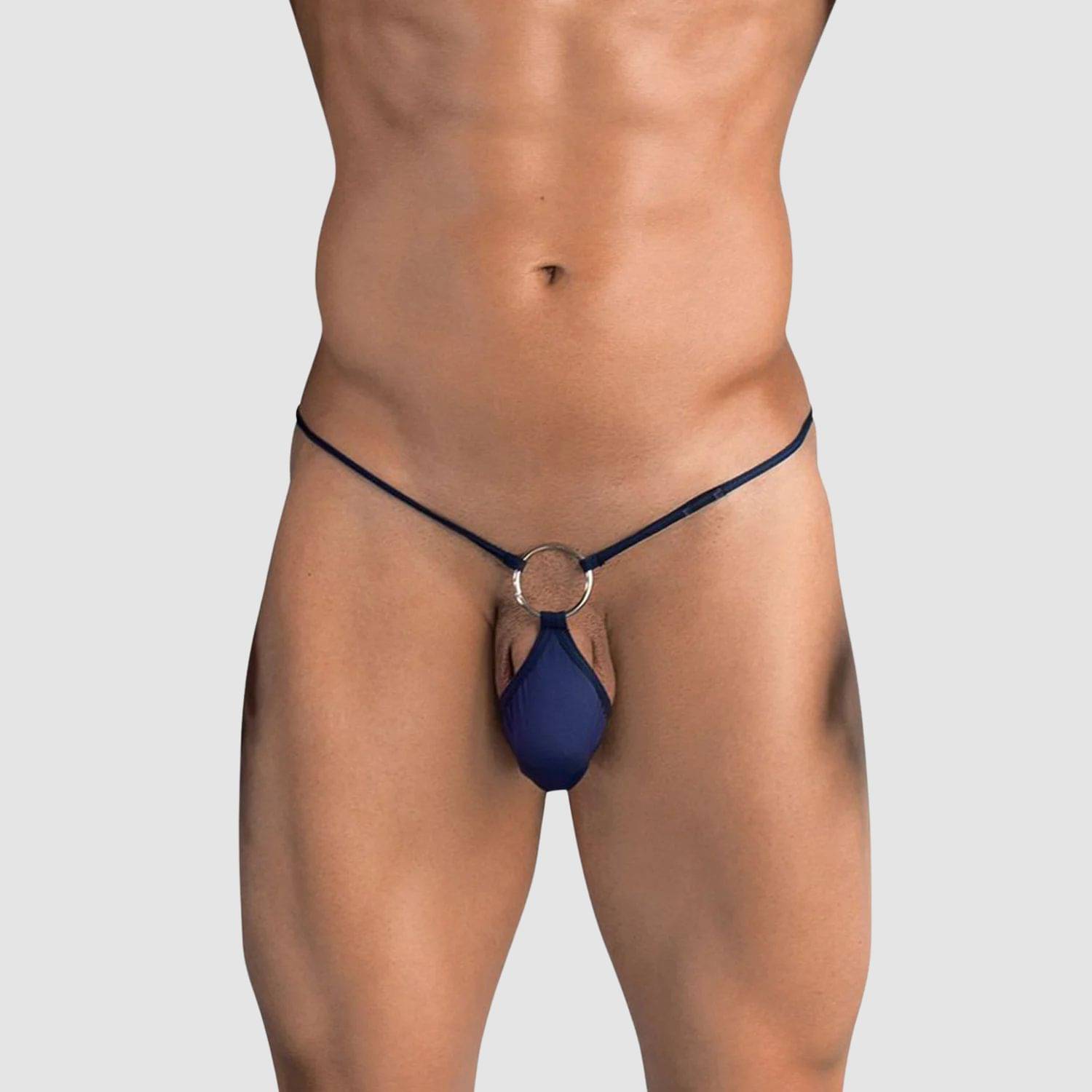 LoveAasan Pack of 1 Microfibre G-String For Men's ( Navy Blue ) LoveAasan Pack of 1 Microfibre G-String For Men's ( Navy Blue )